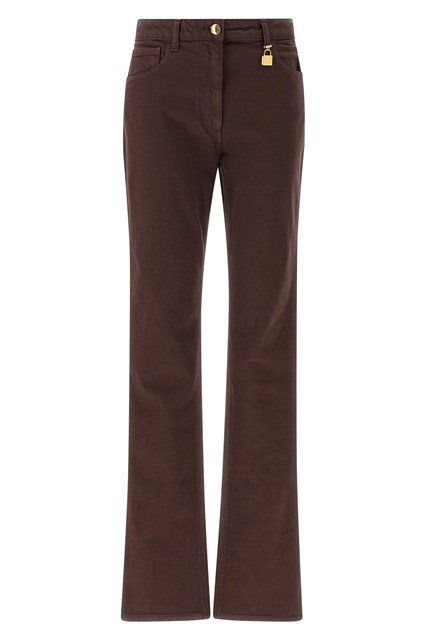 Jeans lucchetto gioiello - Marrone (25)