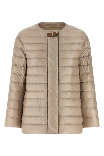 Piumino cinturino pelle - Beige (38 IT)