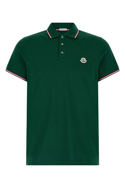 Polo dettagli tricolore - Verde (M)