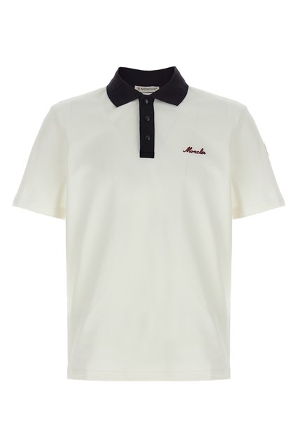 Polo ricamo logo - Bianco (S)