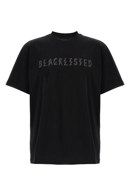 T-shirt 'Blacklisted' - Nero
