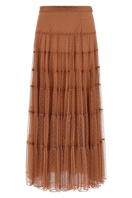 Gonna tulle plumetis