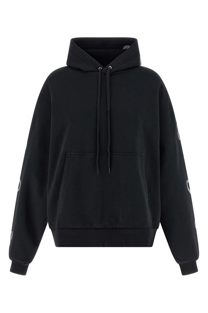 Felpa con cappuccio 'Cursive'