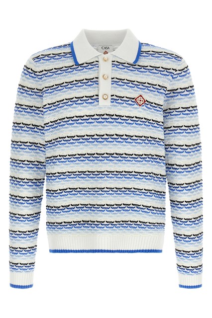 Polo 'Tuck Stitch Long Sleeve'