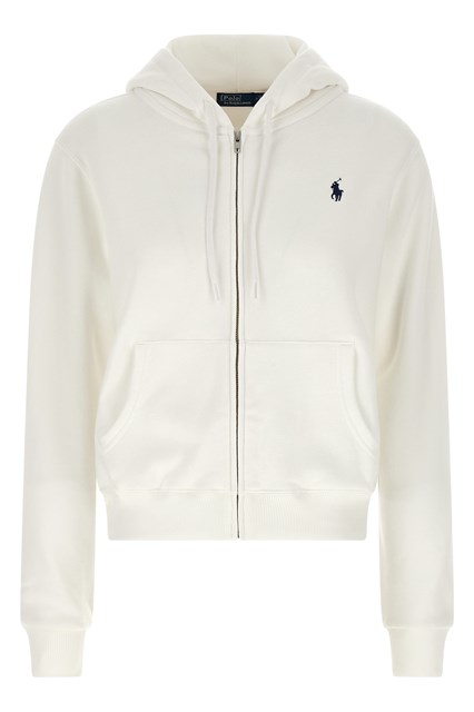 Felpa con cappuccio ricamo logo