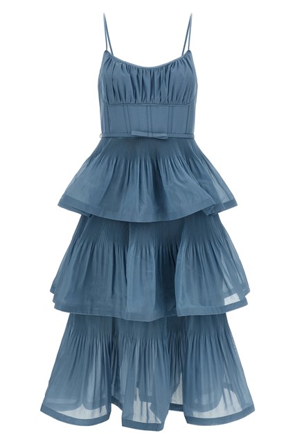 Abito 'Pleated Tiered Midi'
