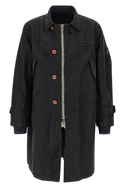 Cappotto effetto stropicciato