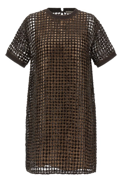 Abito rete paillettes