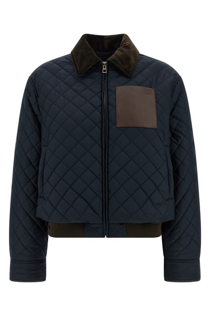 Giacca trapuntatura diamante