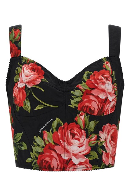 Top bustier 'Bouquet Rose'