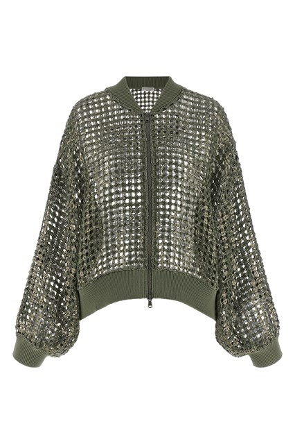 Cardigan 'Dazzling Net Embroidery'