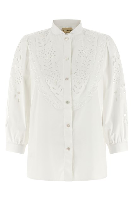 Shirt Valentino Garavani embroidered Sangallo