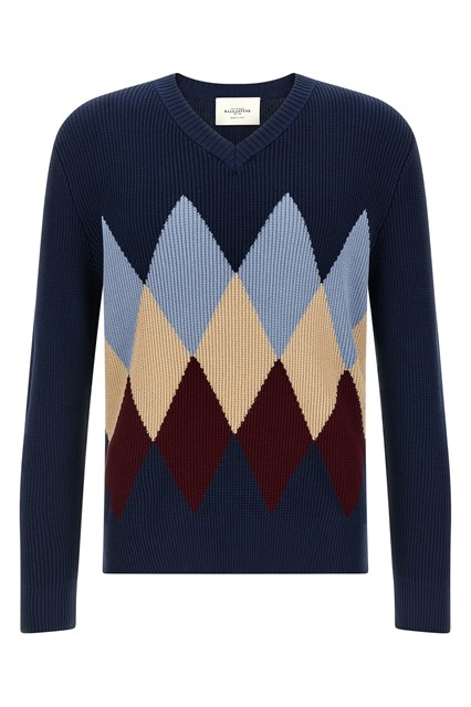 Maglione motivo Argyle