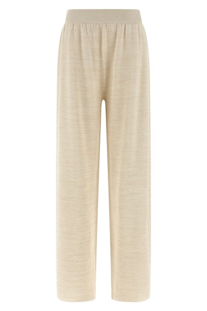 Pantalone filo lamé