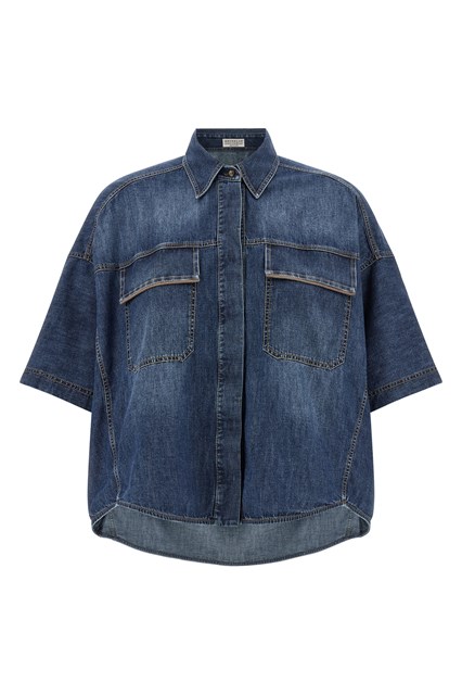 Camicia 'Shiny Pockets'