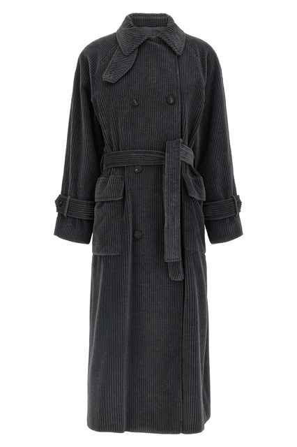 Trench velluto coste