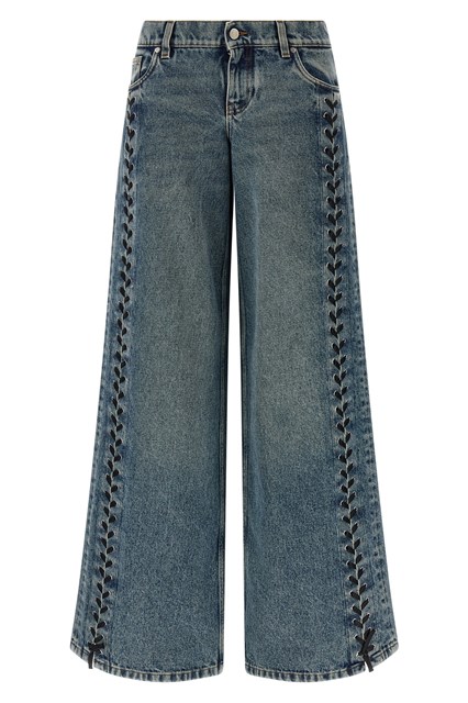 Jeans con lacci