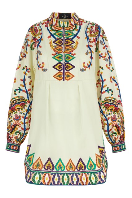 Abito popeline stampa