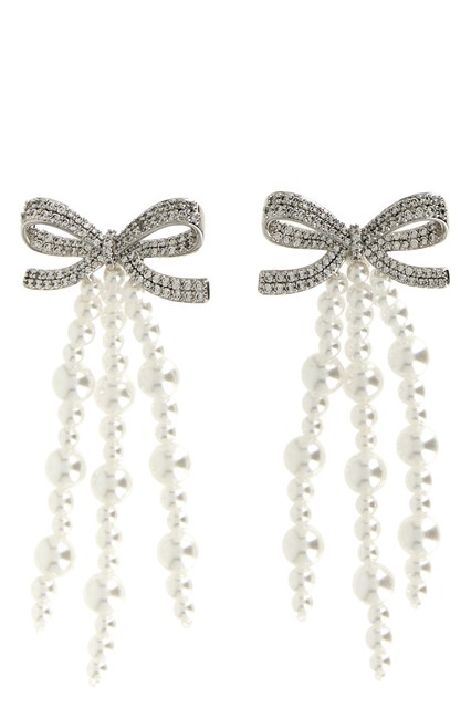 Orecchini 'Bow Pearl Waterfall'