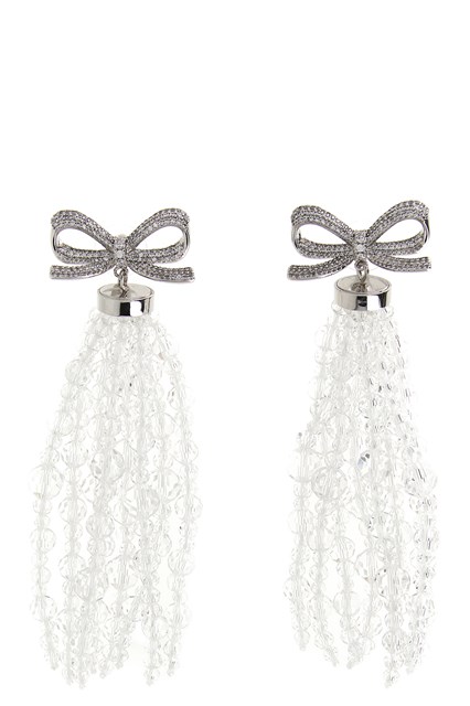 Orecchini 'Bow Beaded Waterfall'