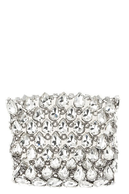 Pochette 'Silver Crystal Chainmail Mini'