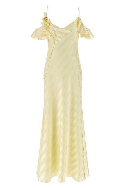 Abito lungo 'Satin Striped'