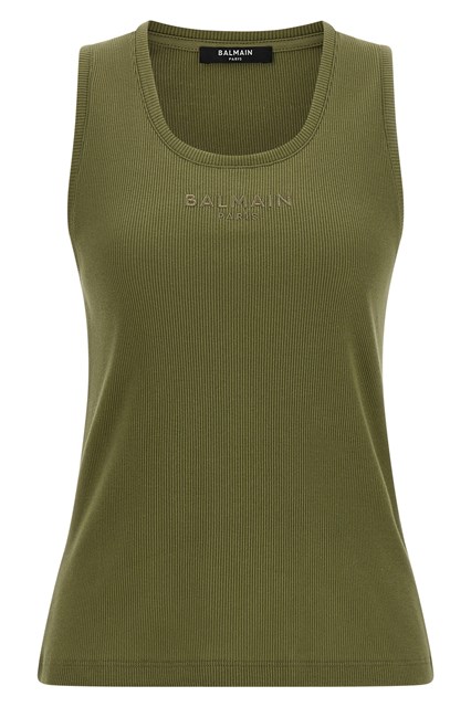 Tank top ricamo logo