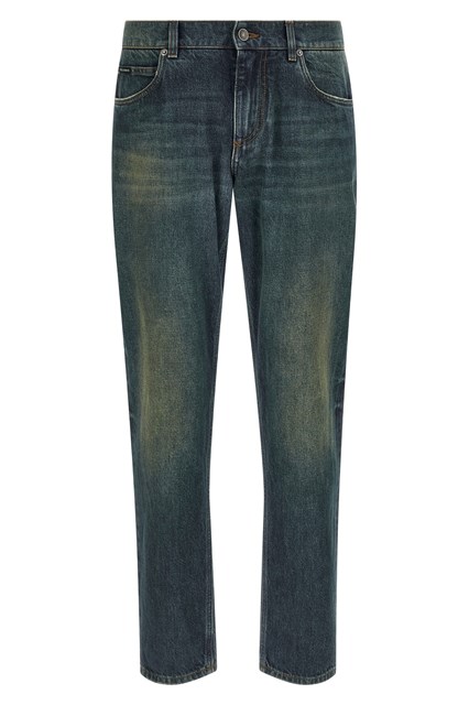 Jeans targhetta logo