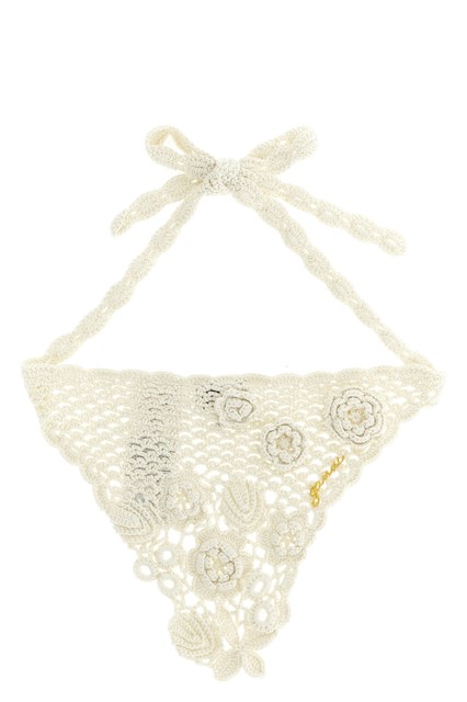 Foulard da testa 'Cotton Crochet'