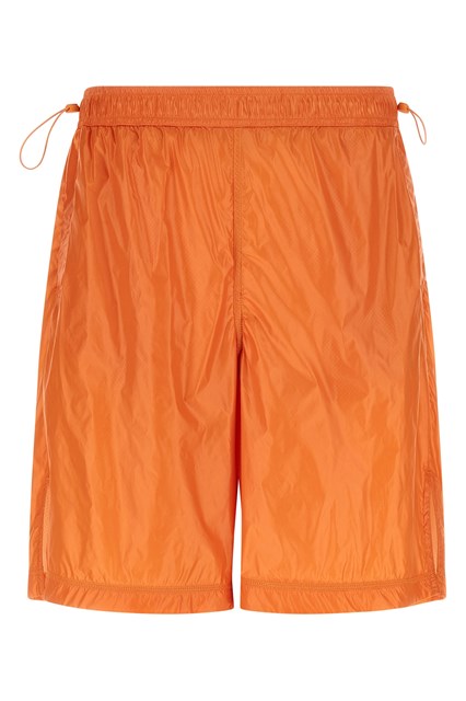 Shiny nylon bermuda shorts