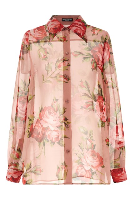 Camicia 'Bouquet Rose'