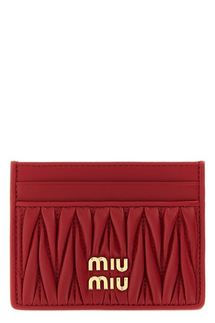 Portacarte nappa matelassé