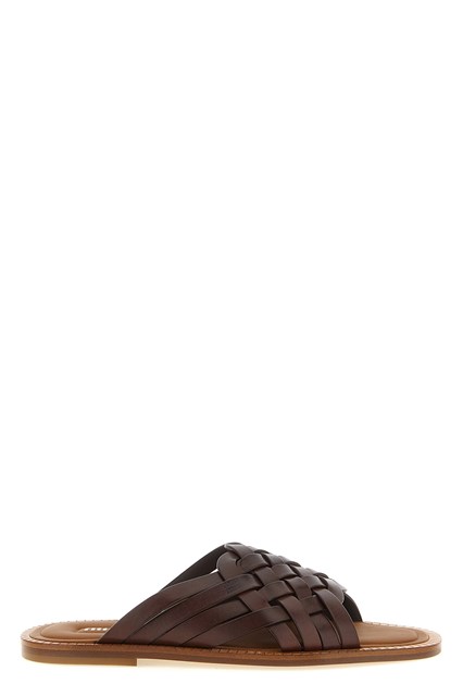 Sandalo pelle cerata