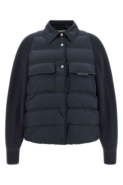 Piumino 'Shiny Flap Detail'