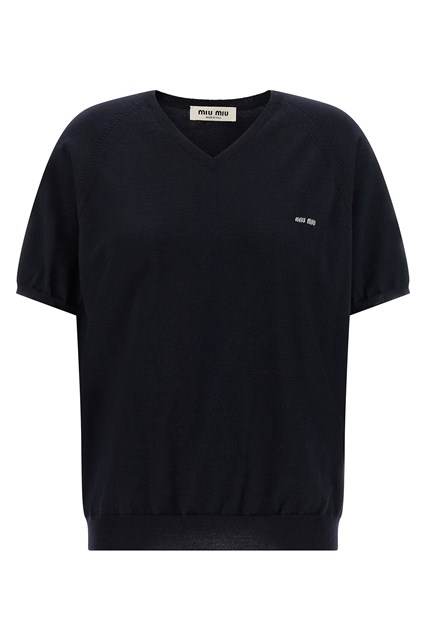 Maglia intarsio logo