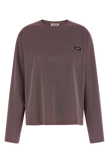 T-shirt jersey jacquard