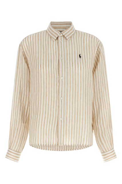 Camicia lino righe