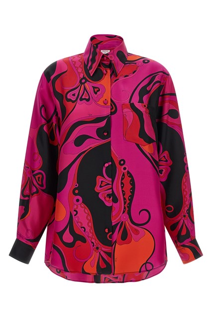 Camicia seta fantasia