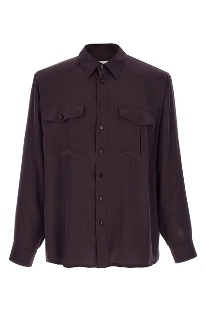 Camicia viscosa e seta