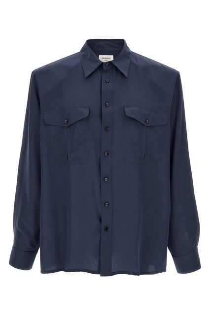 Camicia viscosa e seta