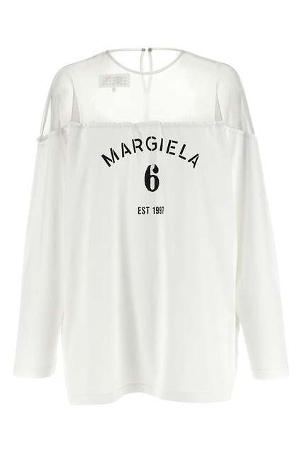 Tulle insert t-shirt