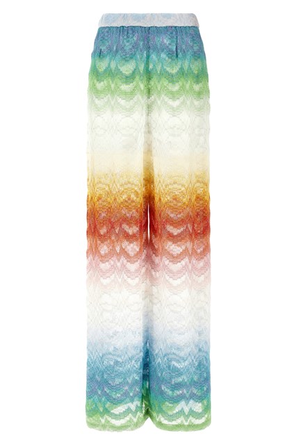 Pantalone viscosa lamé sfumata
