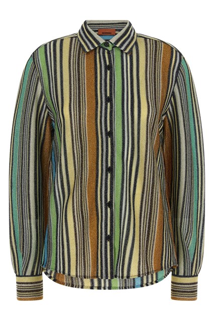Camicia viscosa lamé