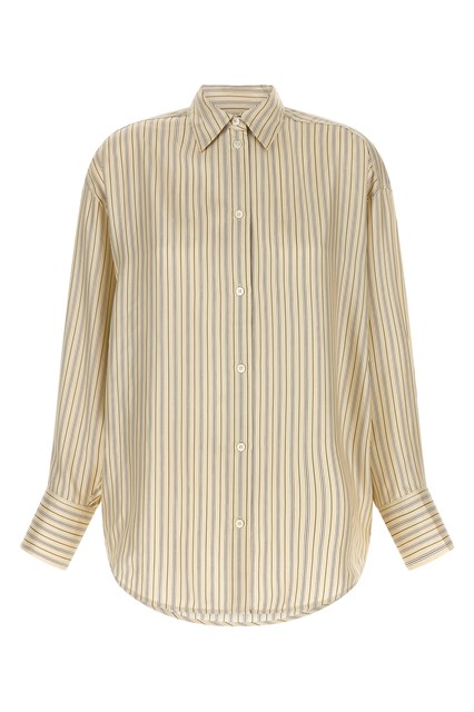 Striped silk shirt