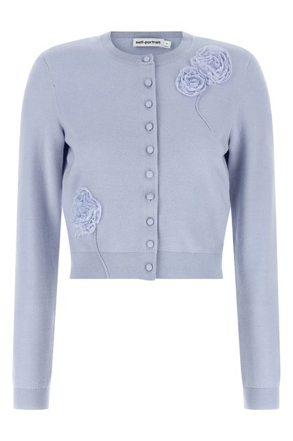 Cardigan 'Blue Flower Knit'
