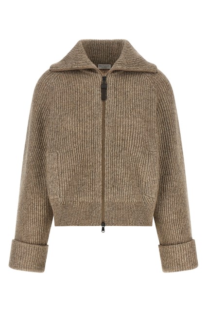 Cardigan 'Shiny Zipper Pull'