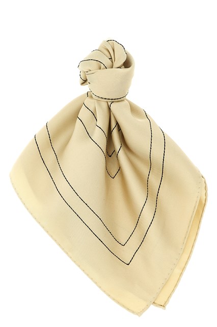 Foulard 'Monogram' ricamato