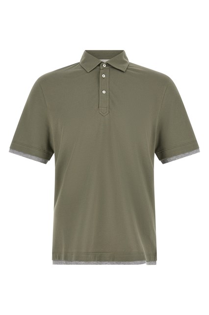 Polo 'Faux Layering'