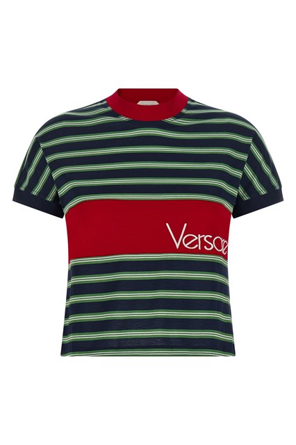 T-shirt intarsio