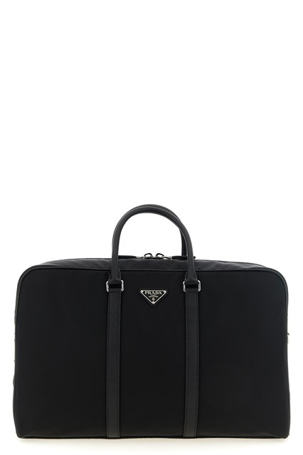Re-Nylon and Saffiano travel bag